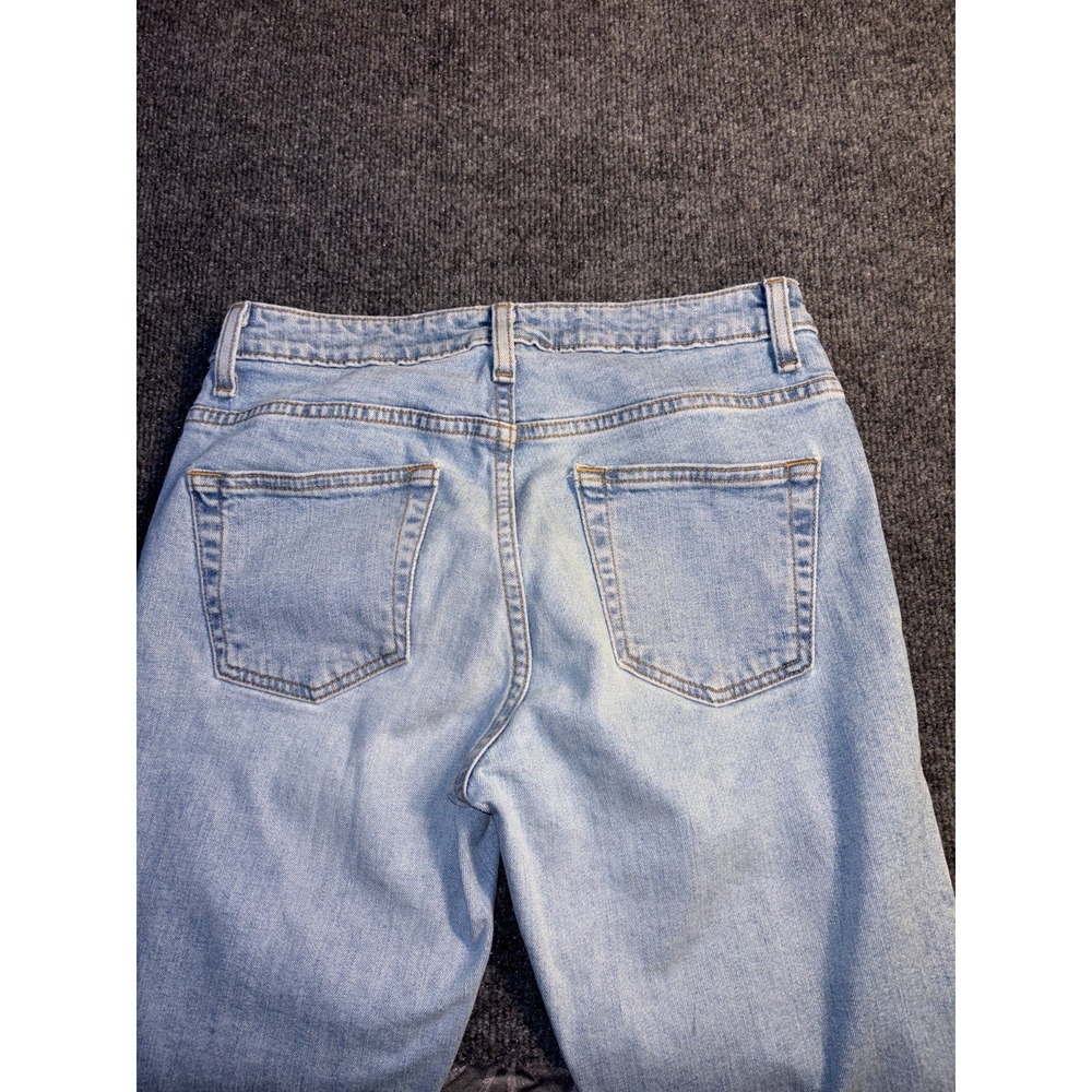 Gap Bootcut Jeans Womens 4 Blue Denim Stretch Light Wash Faded Grunge Streetwear - Picture 10 of 11